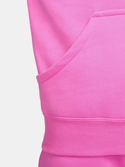 Nike Bright Pink Sportswear Phoenix Fleece Pullover Hoodie - Image 8 of 9