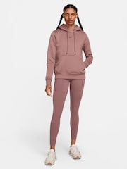 Nike Brown Sportswear Phoenix Fleece Pullover Hoodie - Image 3 of 9