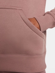 Nike Brown Sportswear Phoenix Fleece Pullover Hoodie - Image 8 of 9
