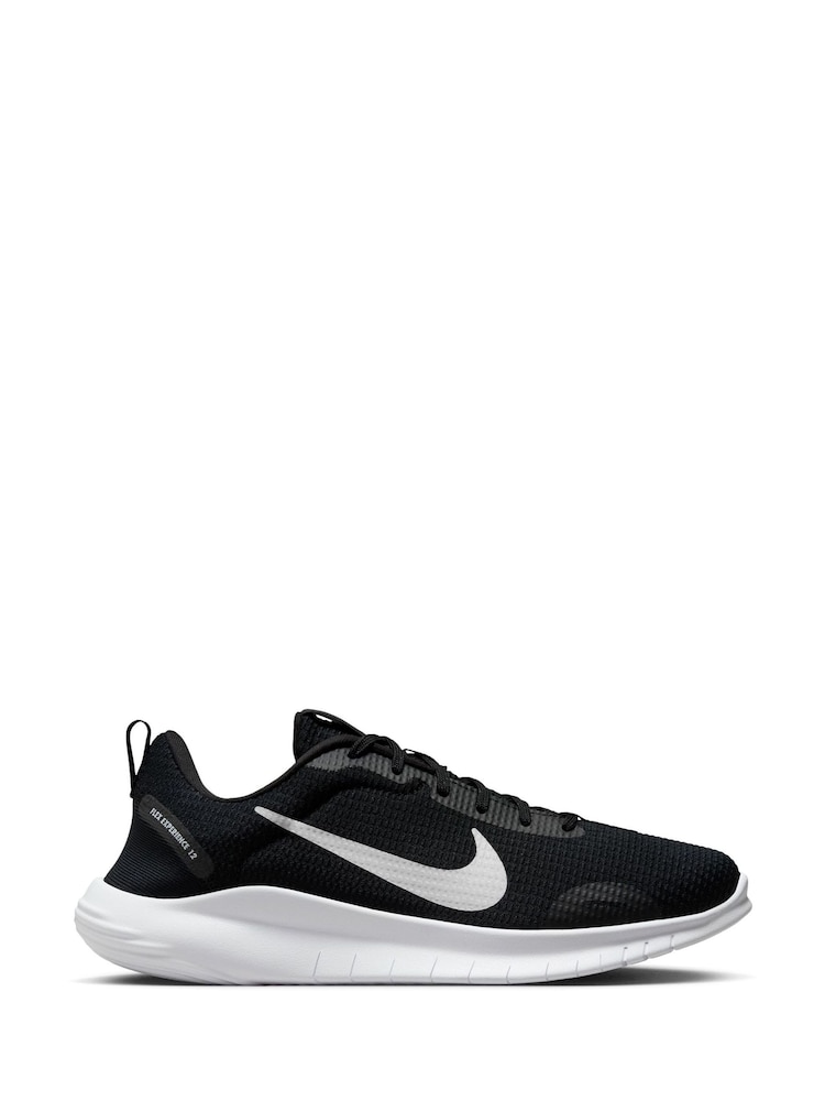 Nike Black/White Flex Experience Run 12 Road Running Trainers - Image 1 of 12