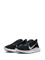 Nike Black/White Flex Experience Run 12 Road Running Trainers - Image 6 of 12