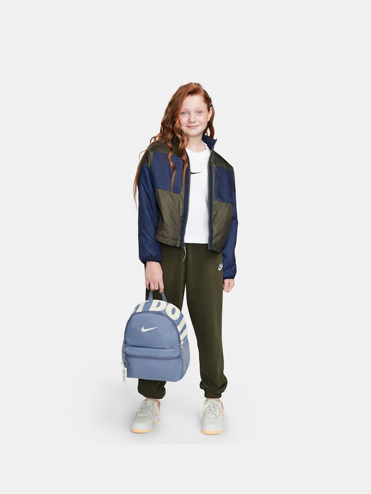 Nike Blue Kids Brasilia JDI Mini Backpack (11L) - Image 9 of 9