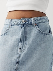 Mid Blue Hourglass Denim Maxi Skirt - Image 5 of 7