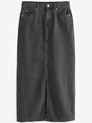 Schwarz - Denim-Maxirock - Bild 5 von 6