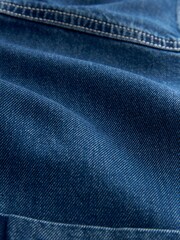 Dark Blue Denim Carpenter Jacket - Image 7 of 7