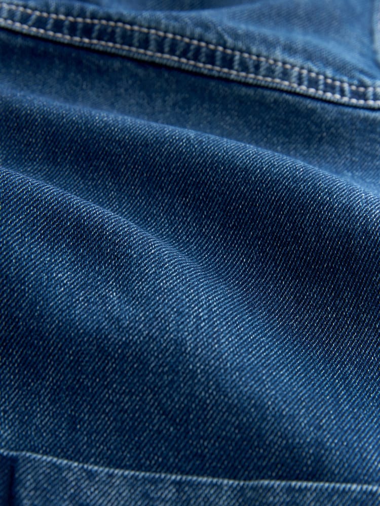 Dark Blue Denim Carpenter Jacket - Image 7 of 7