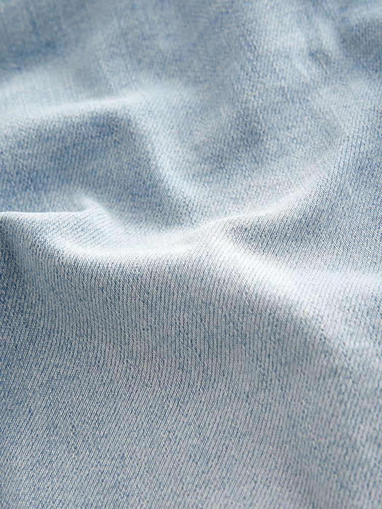 Bleach Blue Denim Knee Length Shorts - Image 9 of 9