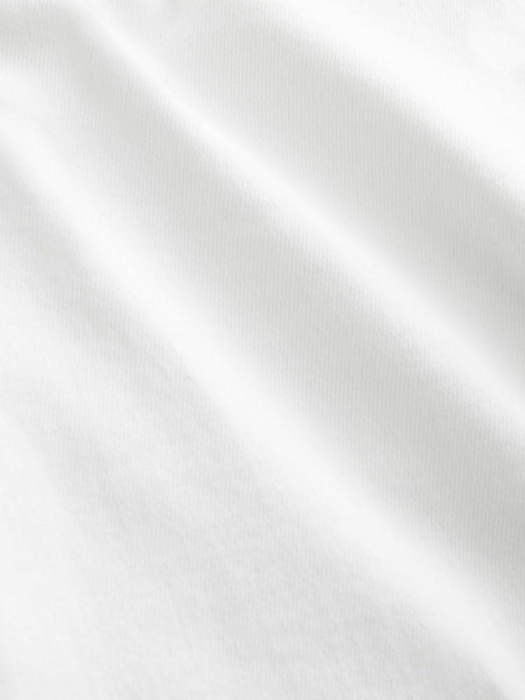 White Denim Knee Length Shorts - Image 6 of 6