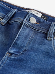 Mid Blue Denim Knee Length Shorts - Image 6 of 6