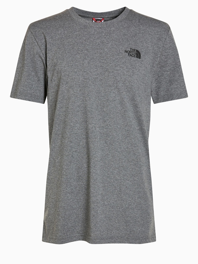 Gri închis - Tricou pentru bărbați The North Face Simple Dome - Imaginea 4 din 4
