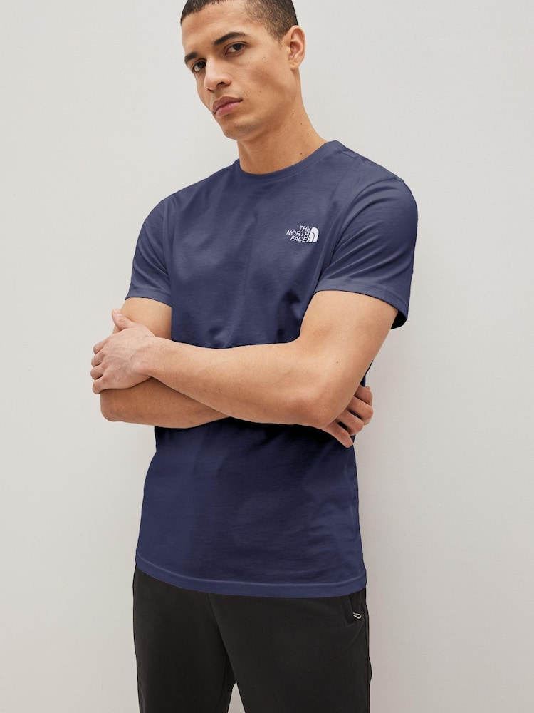 The North Face Navy Blue Mens Simple Dome T-Shirt - Image 1 of 5
