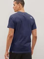 The North Face Navy Blue Mens Simple Dome T-Shirt - Image 2 of 5