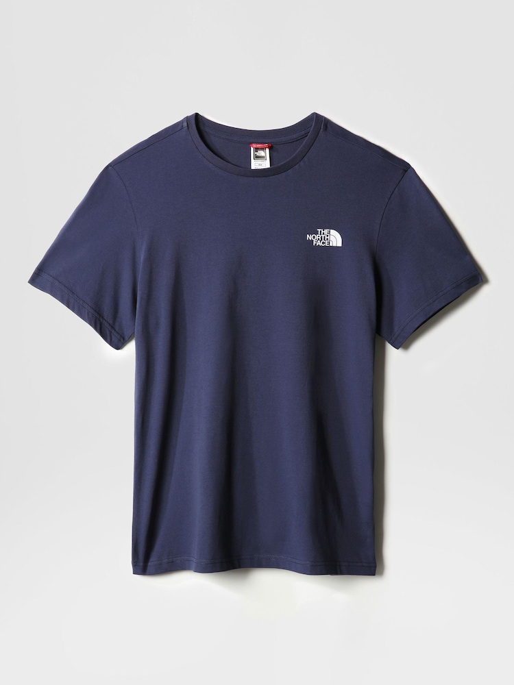 The North Face Navy Blue Mens Simple Dome T-Shirt - Image 5 of 5