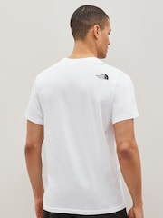 The North Face White Chrome Mens Simple Dome T-Shirt - Image 2 of 7