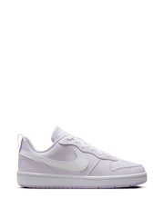 Nike Purple Youth Court Borough Low Recraft Trainers - Image 1 of 11