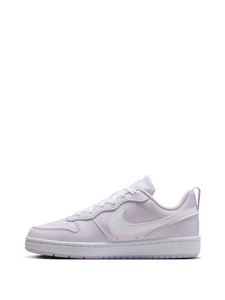 Nike Purple Youth Court Borough Low Recraft Trainers - Image 2 of 11