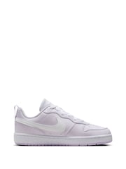 Nike Purple Youth Court Borough Low Recraft Trainers - Image 3 of 11