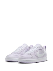 Nike Purple Youth Court Borough Low Recraft Trainers - Image 5 of 11