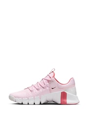 Nike Light Pink Free Metcon 5 Training Trainers - Image 5 of 13