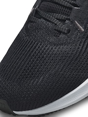 Nike Black/White Air Zoom Pegasus 40 Road Running Trainers - Image 10 of 13