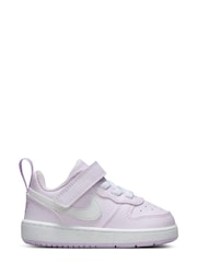 Nike Purple Infant Court Borough Low Recraft Trainers - Image 1 of 9