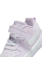 Nike Purple Infant Court Borough Low Recraft Trainers - Image 9 of 9