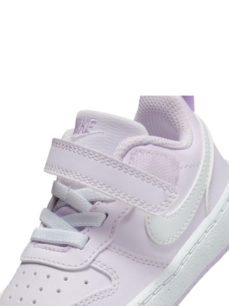 Nike Purple Infant Court Borough Low Recraft Trainers - Image 9 of 9