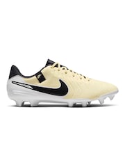 Nike Volt/Black Tiempo Legend 10 Academy Multi Ground Football Boots - Image 1 of 11