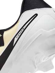Nike Volt/Black Tiempo Legend 10 Academy Multi Ground Football Boots - Image 10 of 11