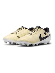 Nike Volt/Black Tiempo Legend 10 Academy Multi Ground Football Boots - Image 5 of 11
