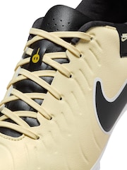 Nike Volt/Black Tiempo Legend 10 Academy Multi Ground Football Boots - Image 9 of 11