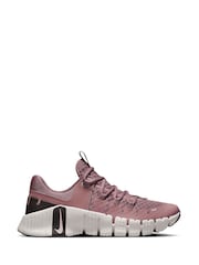 Nike Mauve Purple Free Metcon 5 Training Trainers - Image 1 of 12