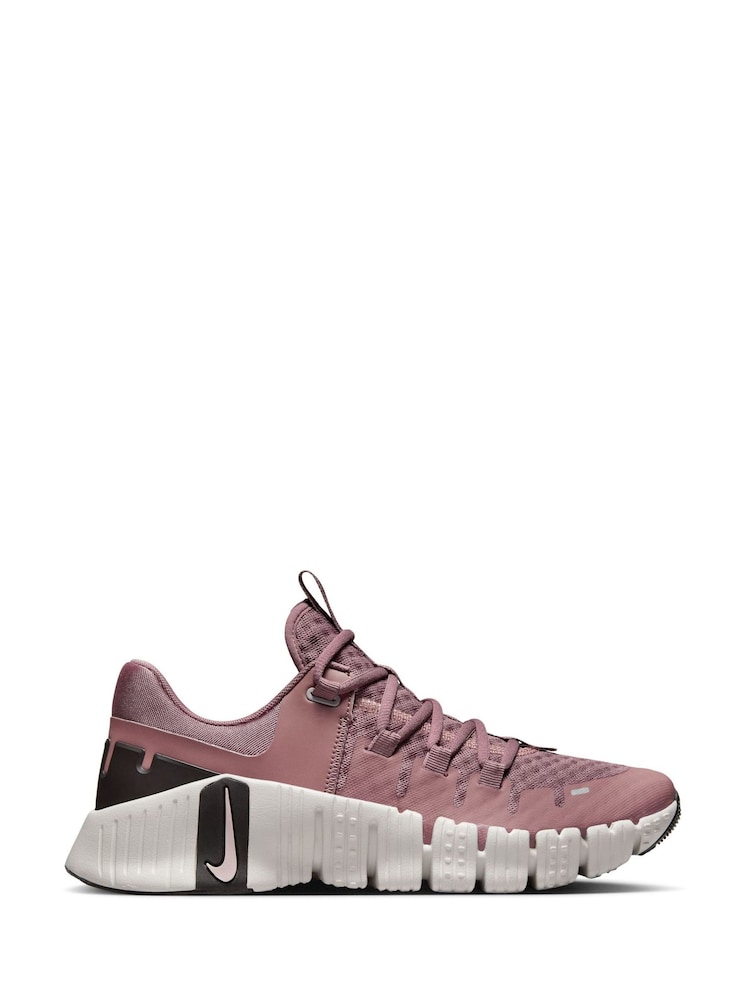 Nike Mauve Purple Free Metcon 5 Training Trainers - Image 1 of 12