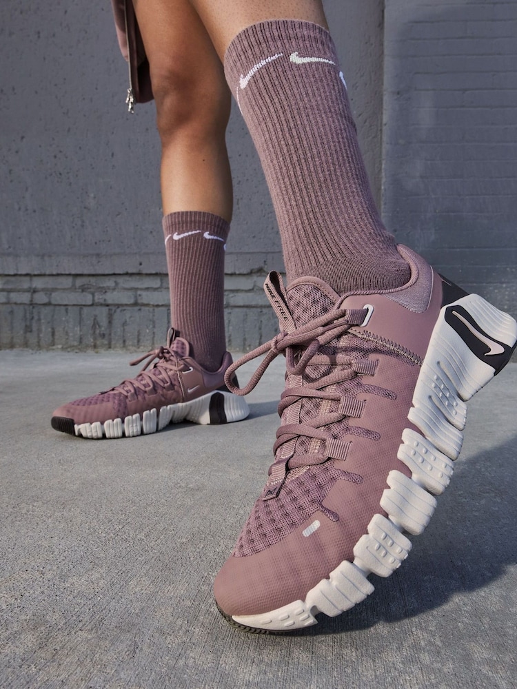 Nike Mauve Purple Free Metcon 5 Training Trainers - Image 12 of 12
