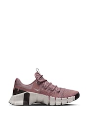 Nike Mauve Purple Free Metcon 5 Training Trainers - Image 3 of 12