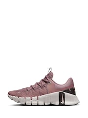 Nike Mauve Purple Free Metcon 5 Training Trainers - Image 4 of 12