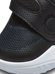 Nike Black/White Junior Team Hustle D 11 Basketball Trainers - Image 10 of 10