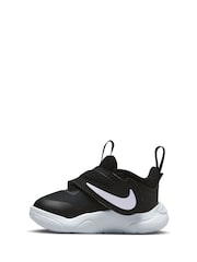 Nike Black/White Junior Team Hustle D 11 Basketball Trainers - Image 4 of 10