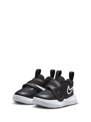 Nike Black/White Junior Team Hustle D 11 Basketball Trainers - Image 5 of 10