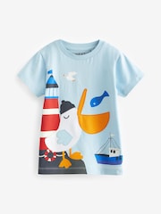 White Pelican Appliqué Character Short Sleeve T-Shirt (3mths-7yrs) - Image 1 of 3