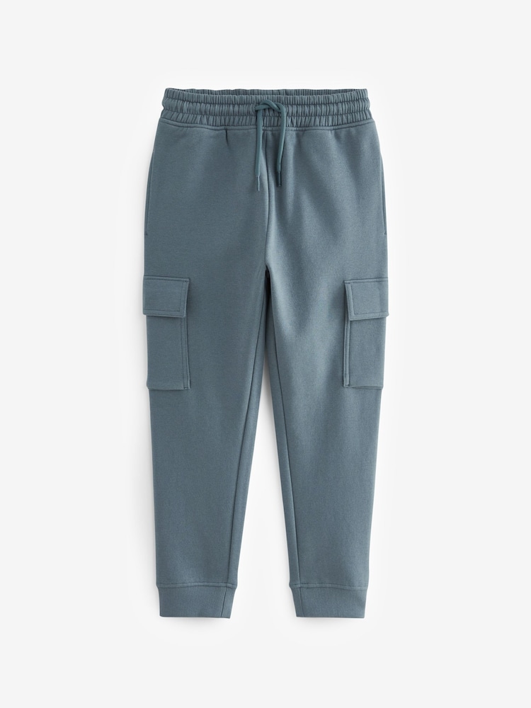 Mittelblau - Cargo-Jogginghose (3–16 J.) - Bild 1 von 4 Mittelblau - Cargo-Jogginghose (3–16 J.) - Bild 1 von 4
