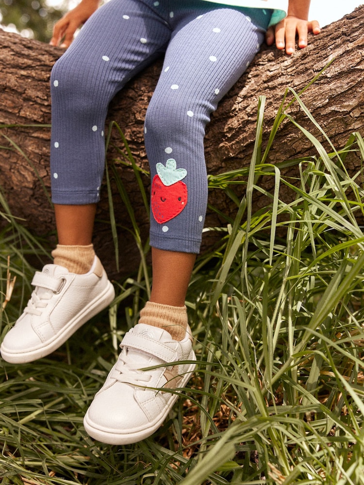 White Standard Fit (F) Star Trainers - Image 1 of 6