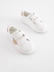 White Standard Fit (F) Star Trainers - Image 2 of 6