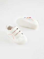 White Rainbow Touch Fasten Light Up Trainers - Image 2 of 6