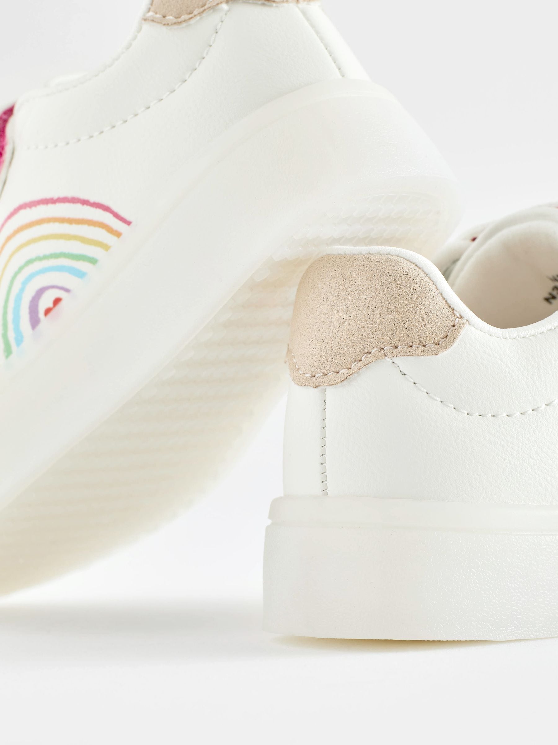 Buy White Rainbow Touch Fasten Light Up Trainers from the Next UK online shop