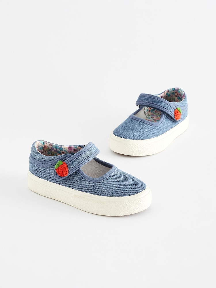 Moder denim - Čevlji Mary Jane - Slika 1 iz 6