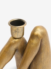 Rockett St George Gold Taper Candle Holder - Image 4 of 4