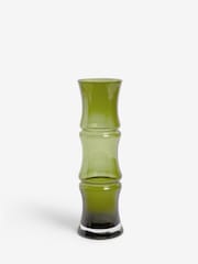 Rockett St George Green Medium Bamboo Vase - Image 2 of 3