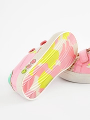 Pink Standard Fit (F) Star Touch Fasten Trainers - Image 3 of 6
