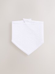 White/Neutral Baby Dribble Bibs 3 Pack - Image 2 of 5